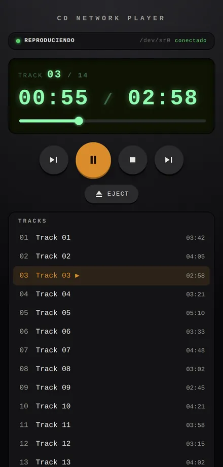 Reproduciendo sin metadata